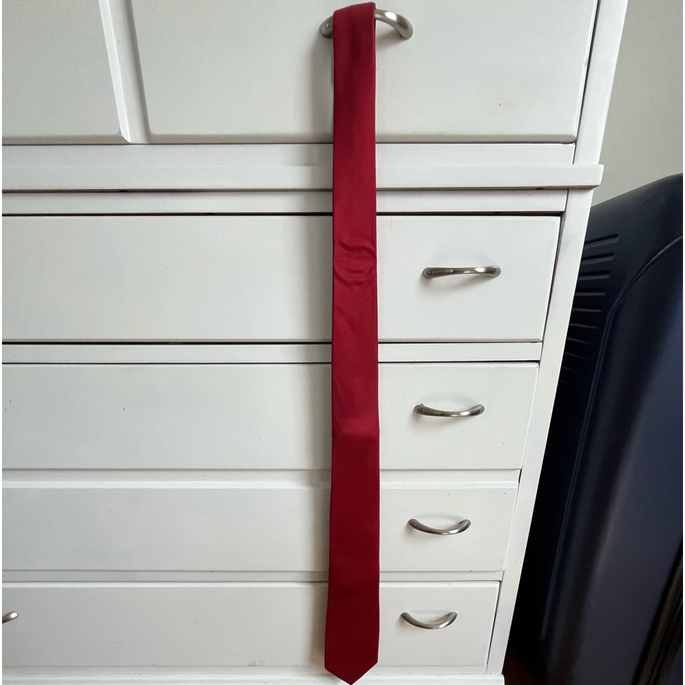 Stafford Red Tie